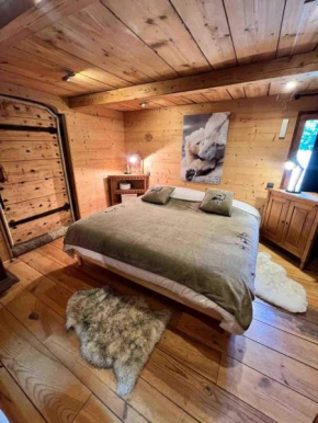 Wood chalet -Poêle à bois - proche ski et télécabine